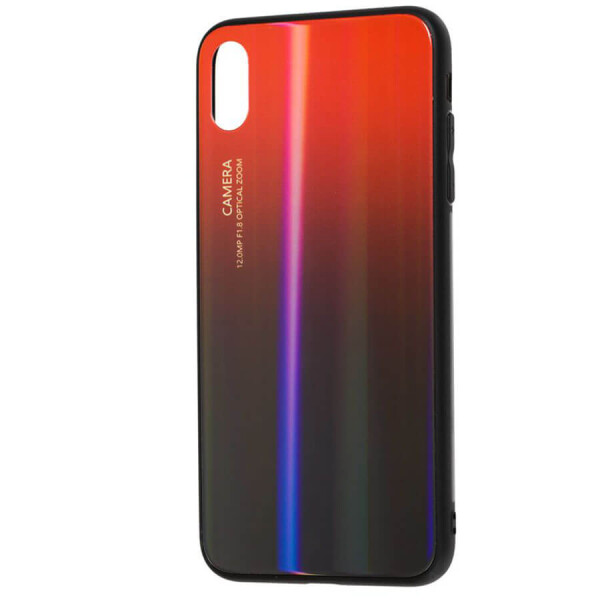 

TPU+Glass чехол Luster для Apple iPhone XS Max (6.5") Красный