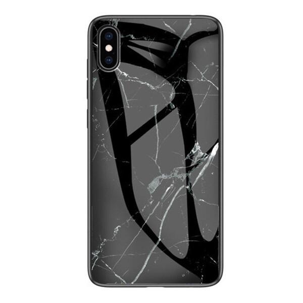 

TPU+Glass чехол Luxury Marble для Apple iPhone XS Max (6.5") Черный