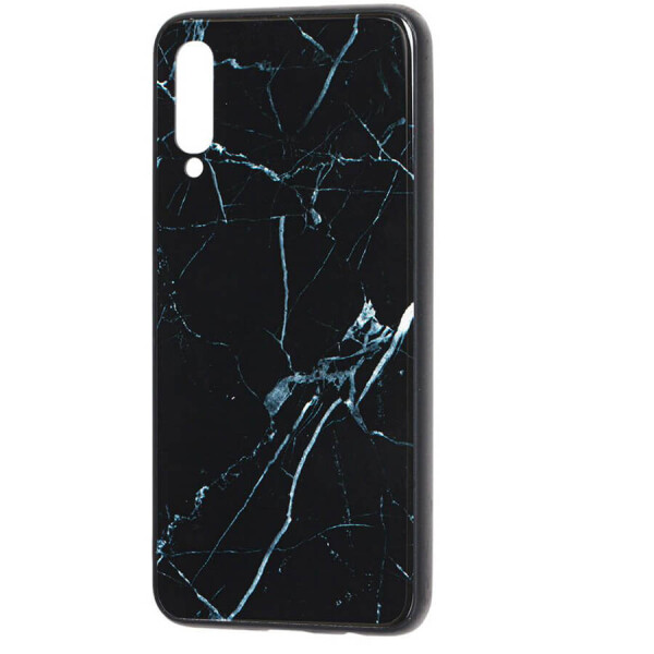 

TPU+Glass чехол Luxury Marble для Samsung Galaxy A50 (A505F) / A50s / A30s Черный