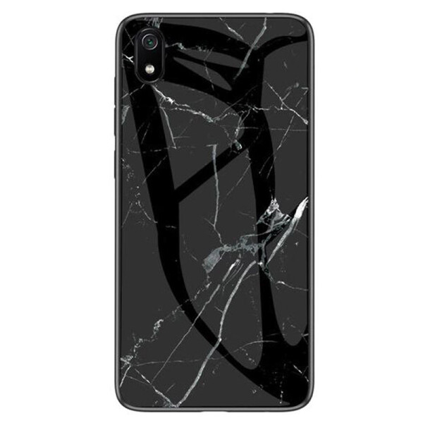 

TPU+Glass чехол Luxury Marble для Xiaomi Redmi 7A Черный