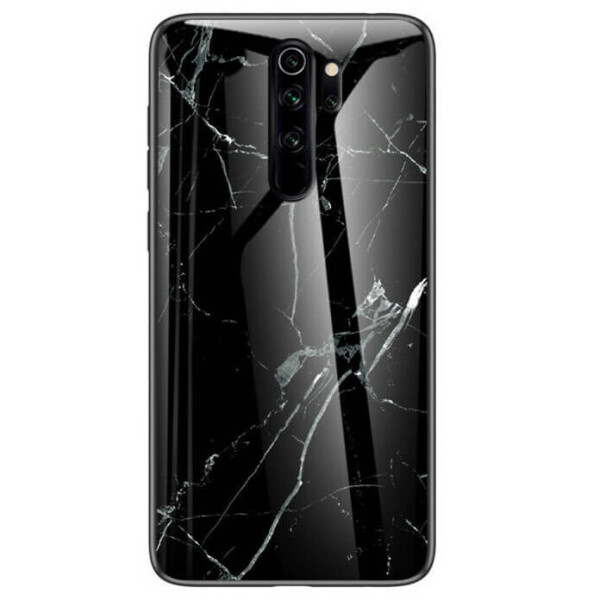 

TPU+Glass чехол Luxury Marble для Xiaomi Redmi Note 8 Pro Черный
