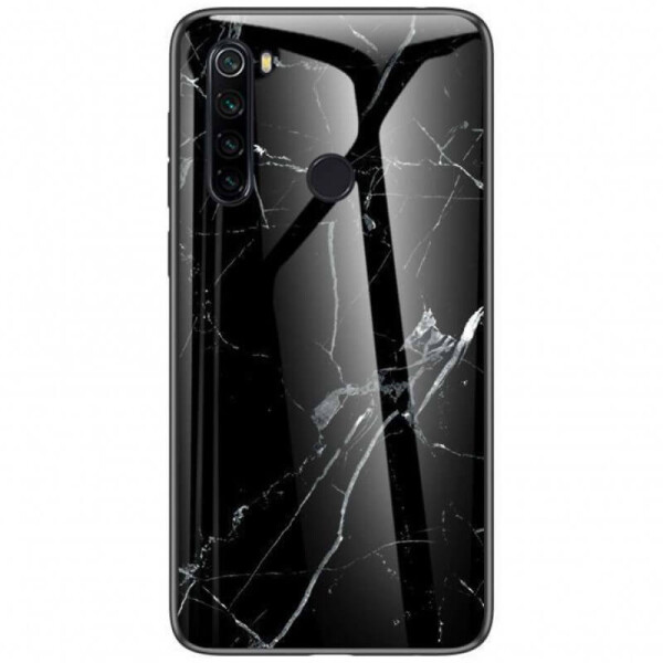 

TPU+Glass чехол Luxury Marble для Xiaomi Redmi Note 8 Черный