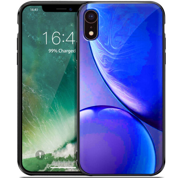 

TPU+Glass чехол Planet для Apple iPhone XR (6.1") Синий
