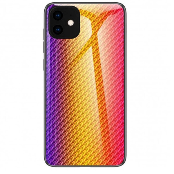 

TPU+Glass чехол Twist для Apple iPhone 11 (6.1") Оранжевый