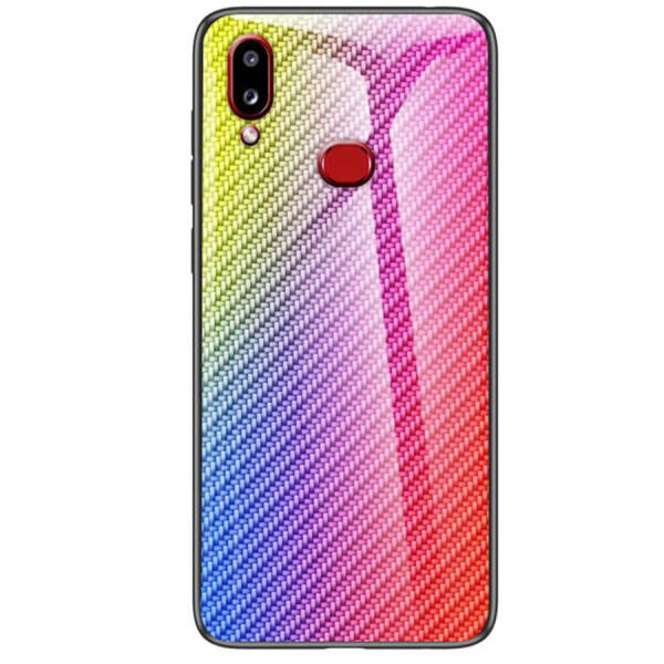 

TPU+Glass чехол Twist для Samsung A10s Сиреневый