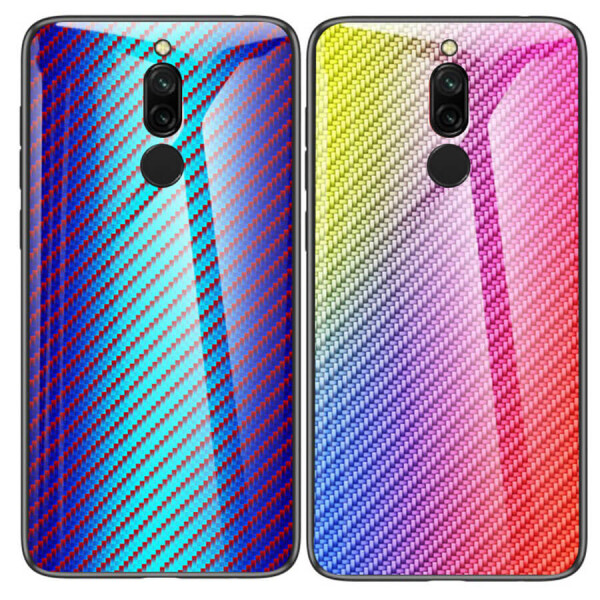 

TPU+Glass чехол Twist для Xiaomi Redmi 8 Голубой