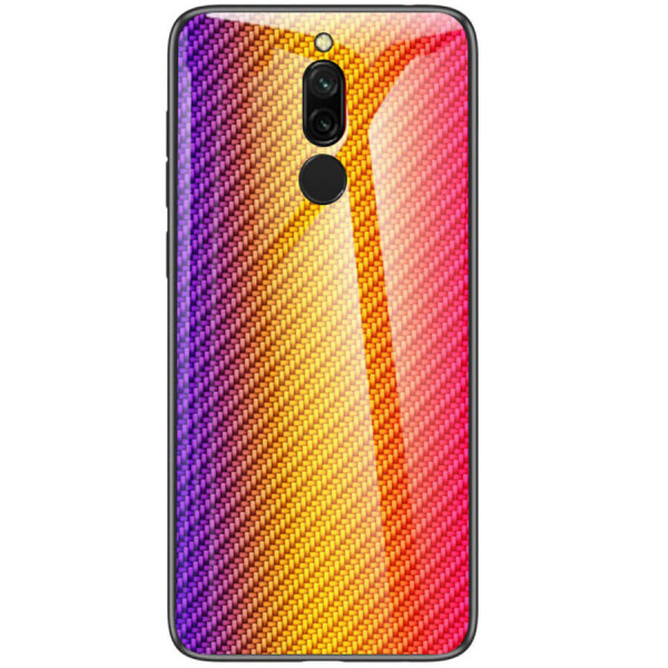 

TPU+Glass чехол Twist для Xiaomi Redmi 8 Оранжевый