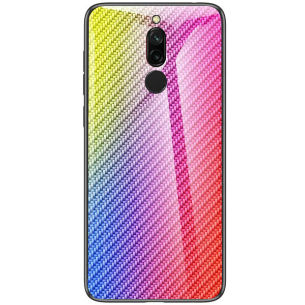 

TPU+Glass чехол Twist для Xiaomi Redmi 8 Сиреневый