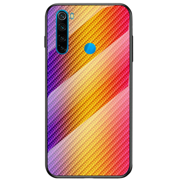 

TPU+Glass чехол Twist для Xiaomi Redmi Note 8 Оранжевый