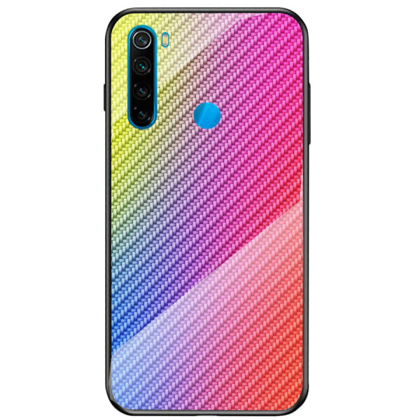 

TPU+Glass чехол Twist для Xiaomi Redmi Note 8 Сиреневый