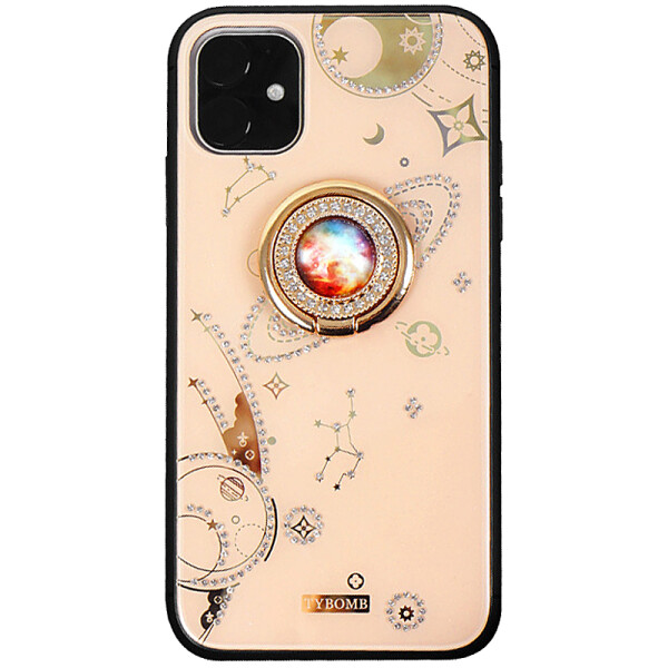 

TPU+Glass чехол TYBOMB Cloud Atlas для Apple iPhone 11 (6.1") Pink