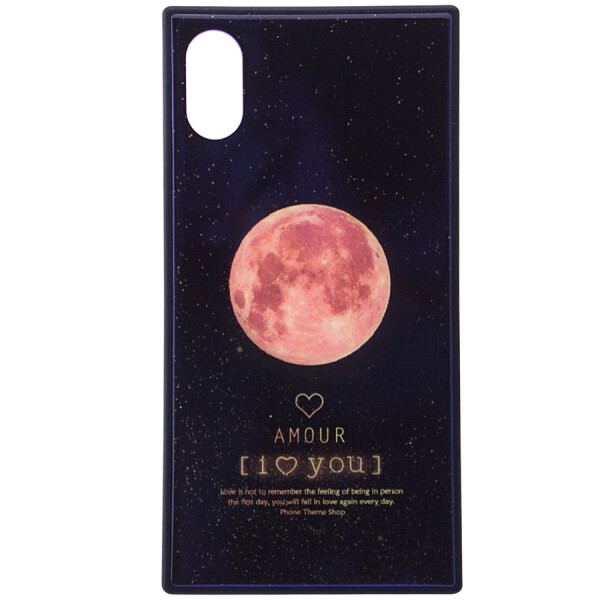 

TPU+Glass чехол YCT прямоугольный для Apple iPhone X (5.8") / XS (5.8") Луна