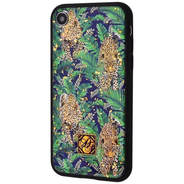 

TPU+PC "Confetti Print" для Apple iPhone XR (6.1") Леопард Джунгли