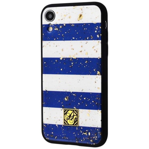 

TPU+PC "Confetti Print" для Apple iPhone XR (6.1") Синие полосы