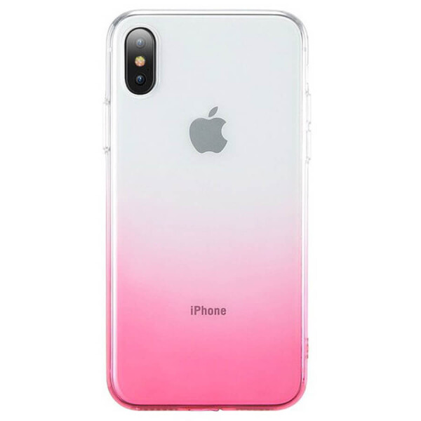 

TPU+PC Ombre для Apple iPhone X / XS (5.8") Розовый