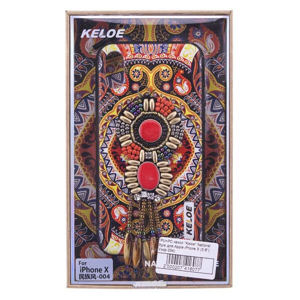 

TPU+PC чехол "Keloe" National Style для Apple iPhone X (5.8") / XS (5.8") Узор 004