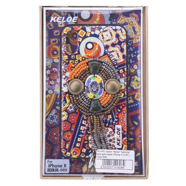 

TPU+PC чехол "Keloe" National Style для Apple iPhone X (5.8") / XS (5.8") Узор 005