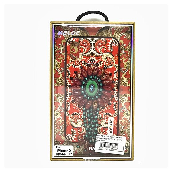 

TPU+PC чехол "Keloe" National Style для Apple iPhone X (5.8") / XS (5.8") Узор 012