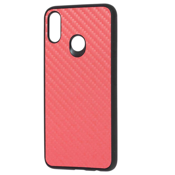 

TPU+PC чехол Carbon для Huawei P Smart+ (nova 3i) Красный