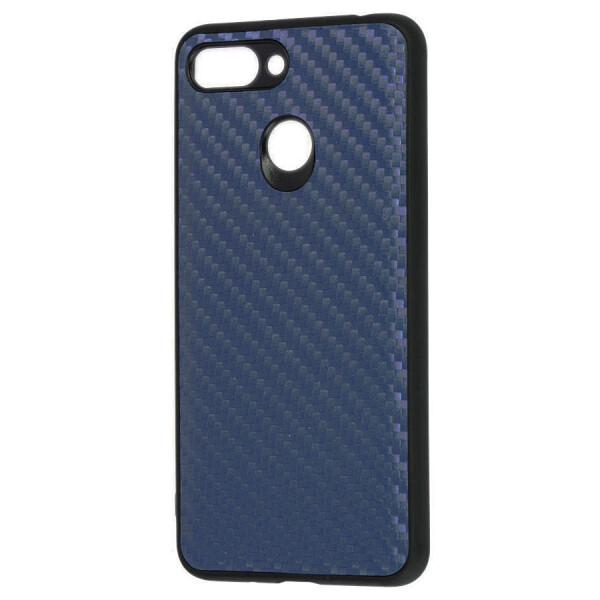 

TPU+PC чехол Carbon для Xiaomi Mi 8 Lite / Mi 8 Youth (Mi 8X) Синий