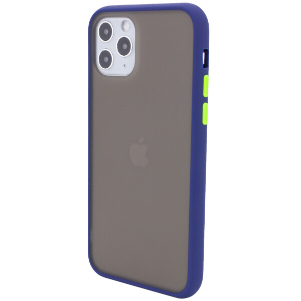 

TPU+PC чехол Color Buttons Shield для Apple iPhone 11 Pro Max (6.5") Синий