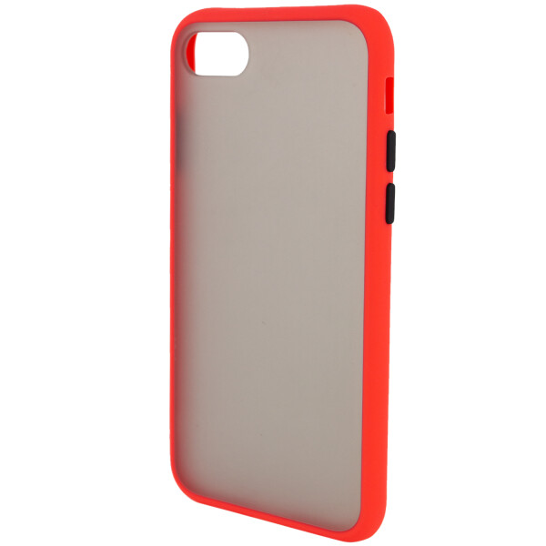 

TPU+PC чехол Color Buttons Shield для Apple iPhone 7 / 8 (4.7") Красный