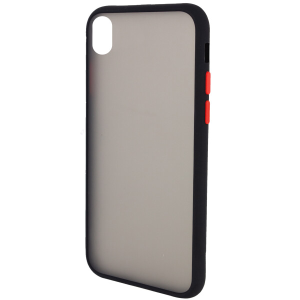 

TPU+PC чехол Color Buttons Shield для Apple iPhone X / XS (5.8") Черный