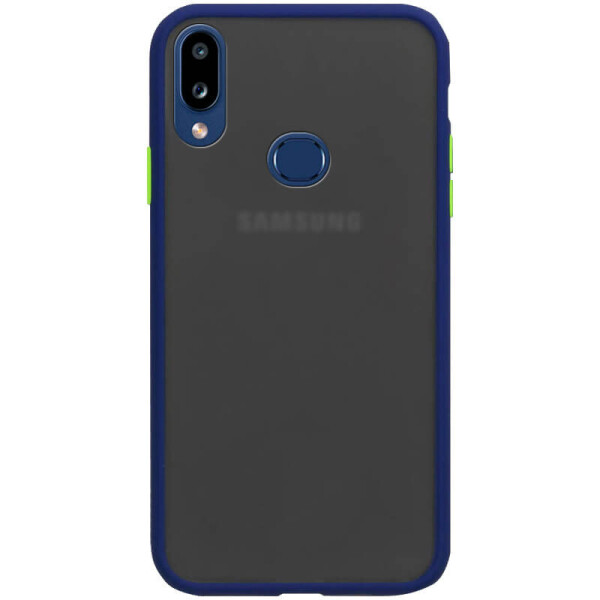 

TPU+PC чехол Color Buttons для Samsung Galaxy A10s Синий