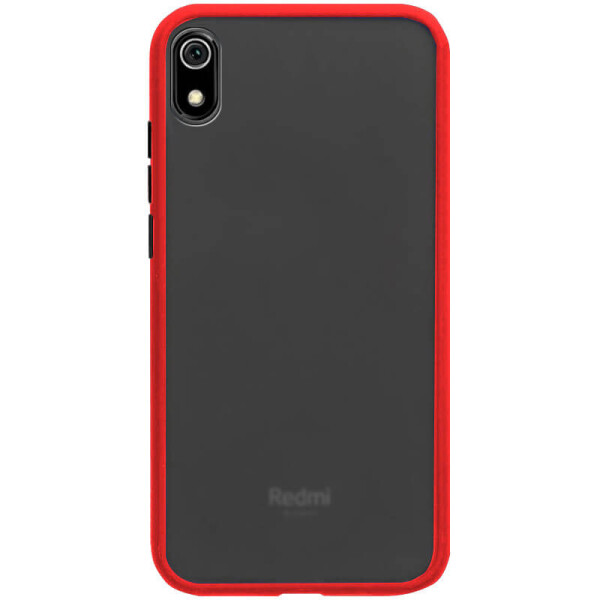 

TPU+PC чехол Color Buttons для Xiaomi Redmi 7A Красный