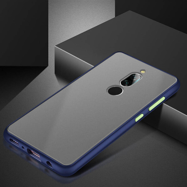 

TPU+PC чехол Color Buttons для Xiaomi Redmi 8 / 8a Синий