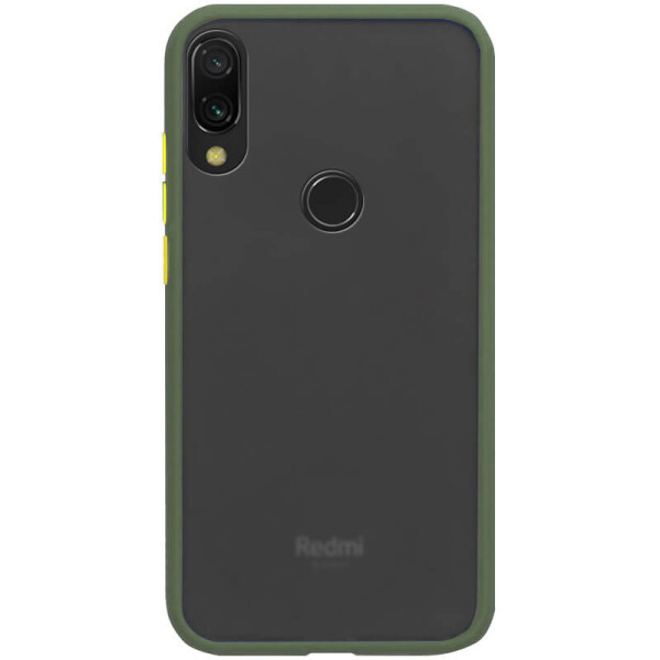 

TPU+PC чехол Color Buttons для Xiaomi Redmi Note 7 / Note 7 Pro / Note 7s Зеленый