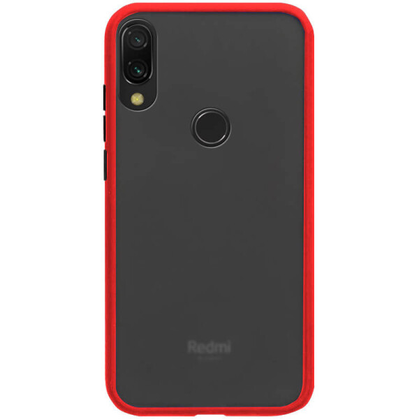 

TPU+PC чехол Color Buttons для Xiaomi Redmi Note 7 / Note 7 Pro / Note 7s Красный