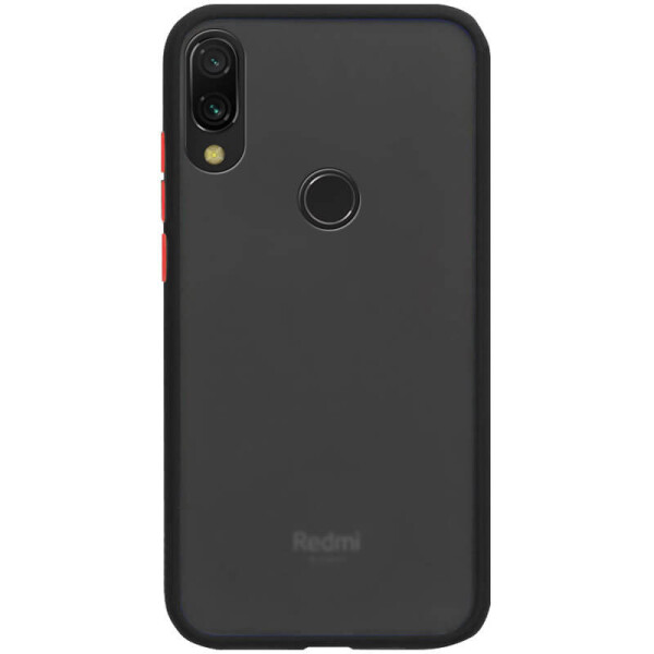 

TPU+PC чехол Color Buttons для Xiaomi Redmi Note 7 / Note 7 Pro / Note 7s Черный