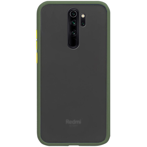 

TPU+PC чехол Color Buttons Shield для Xiaomi Redmi Note 8 Pro Зеленый
