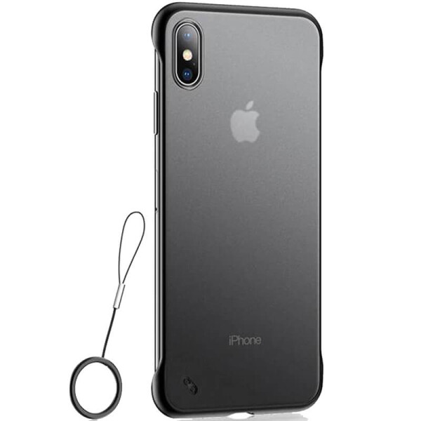 

TPU+PC чехол Daddario Edge (+ кольцо) для Apple iPhone X / XS (5.8") Черный