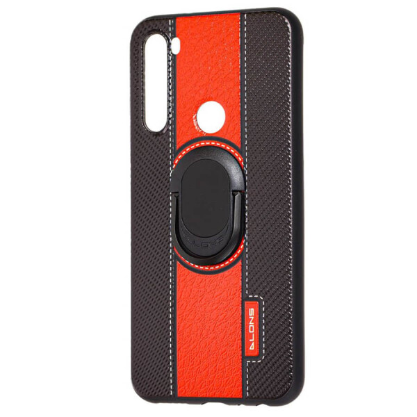 

TPU+PC чехол DLONS NY с держателем-подставкой для Xiaomi Redmi Note 8 Красный