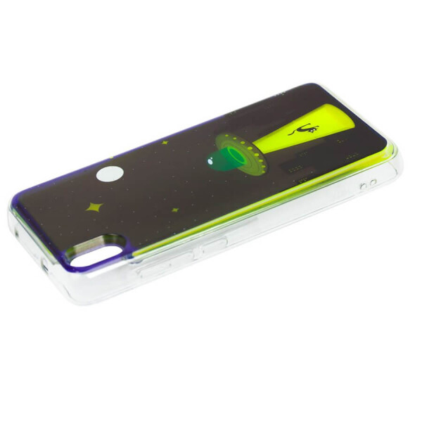 

TPU+PC чехол ForFun Neon sand для Xiaomi Redmi 7A Желтый НЛО