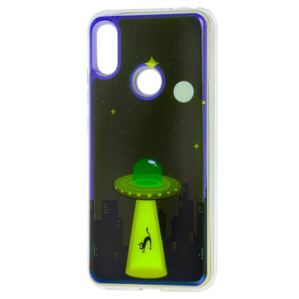 

TPU+PC чехол ForFun Neon sand для Xiaomi Redmi Note 7 / Note 7 Pro / Note 7s Желтый НЛО