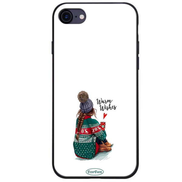 

TPU+PC чехол ForFun для Apple iPhone 7 / 8 (4.7") Warm Wishes / Белый