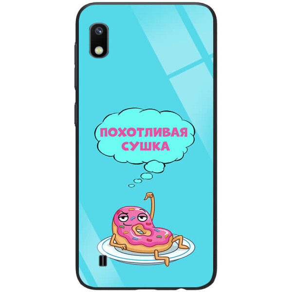 

TPU+PC чехол ForFun для Samsung Galaxy A10 (A105F) Похотливая сушка / Голубой