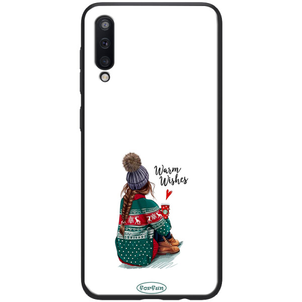 

TPU+PC чехол ForFun для Samsung Galaxy A50 (A505F) / A50s / A30s Warm Wishes / Белый