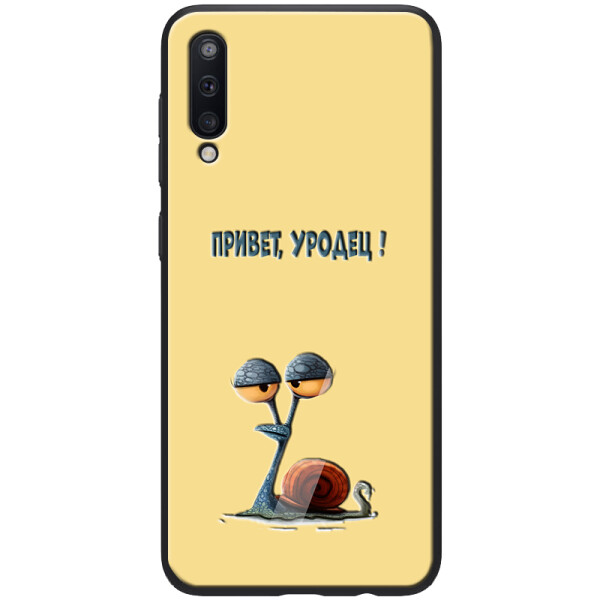 

TPU+PC чехол ForFun для Samsung Galaxy A50 (A505F) / A50s / A30s Привет уродец / Желтый