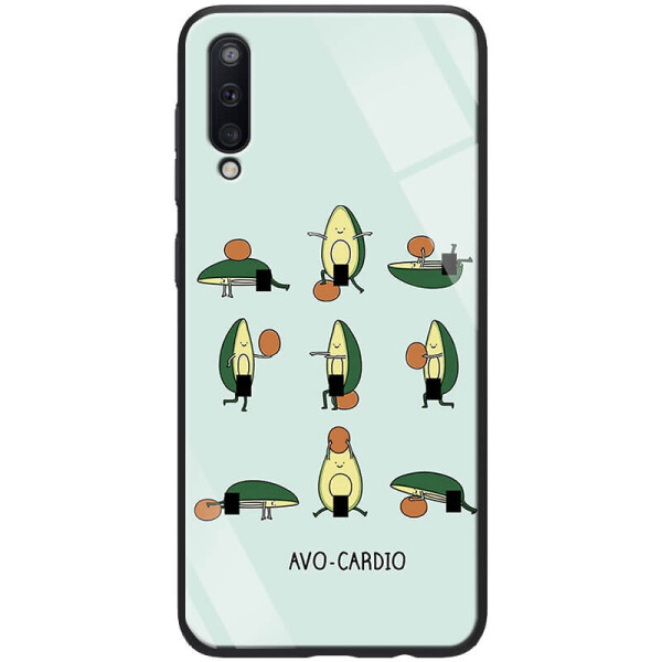 

TPU+PC чехол ForFun для Samsung Galaxy A70 (A705F) Авокардио / Голубой