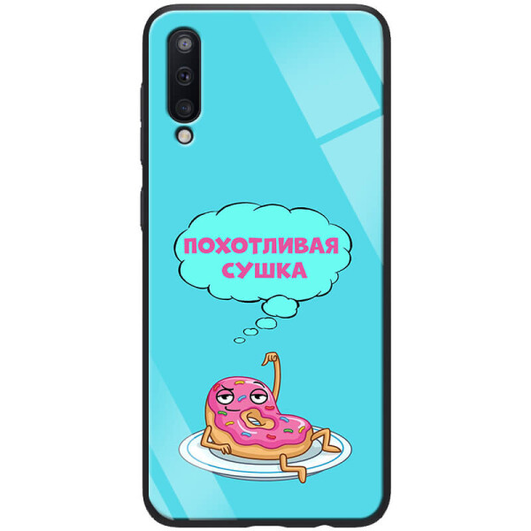 

TPU+PC чехол ForFun для Samsung Galaxy A70 (A705F) Похотливая сушка / Голубой