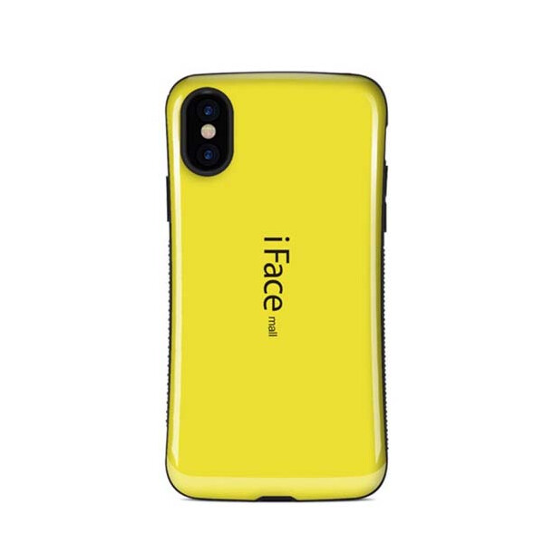 

TPU+PC чехол iFace устойчивый к царапинам глянец для Apple iPhone X (5.8") / XS (5.8") Желтый / Черный