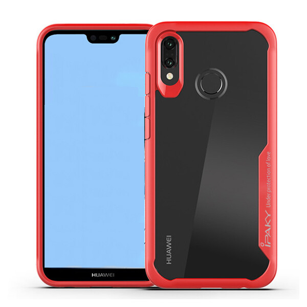 

TPU+PC чехол iPaky Luckcool Series для Huawei P Smart+ (nova 3i) Красный
