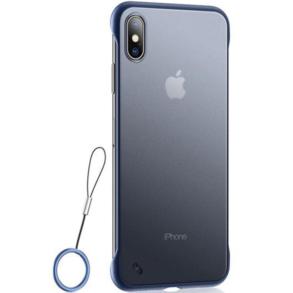 

TPU+PC чехол LikGus Edge (+ кольцо) для Apple iPhone XS Max (6.5") Синий