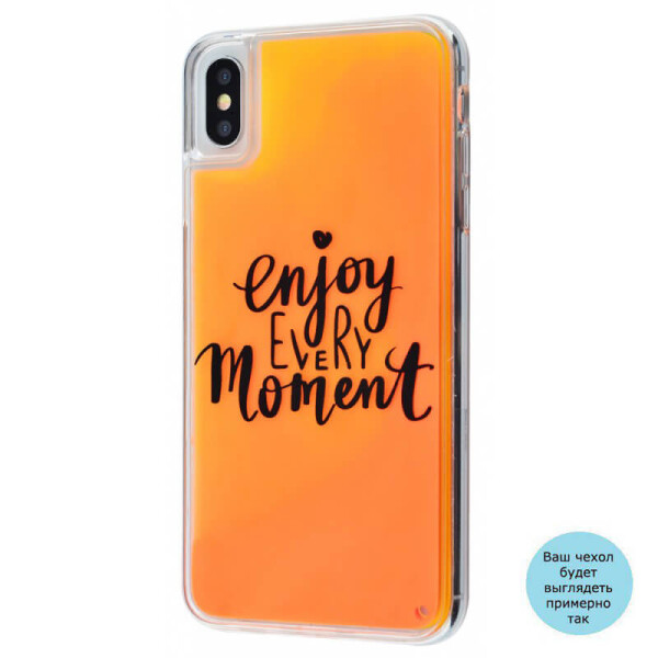 

TPU+PC чехол Lovely Stream Neon sand для Apple iPhone 6 / 6s / 7 / 8 (4.7") Enjoy every Moment