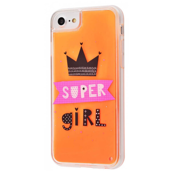 

TPU+PC чехол Lovely Stream Neon sand для Apple iPhone 6 / 6s / 7 / 8 (4.7") Super Girl
