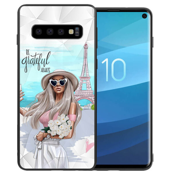 

TPU+PC чехол Prisma Ladies для Samsung Galaxy S10+ Paris